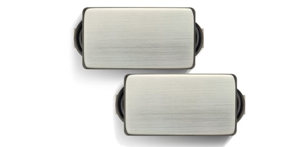 Bare Knuckle Pickups / Warpig AlnicoV Set Brushed Nickel Cover 50mm