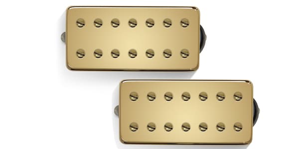 Bare Knuckle Pickups / Warpig AlnicoV 7strings Set Gold/Gold Screws