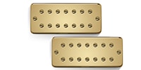 Bare Knuckle Pickups Warpig AlnicoV 7strings Set Gold Soapbar/Gold Screws