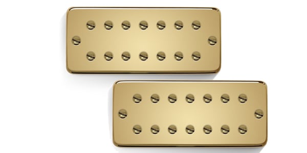 Bare Knuckle Pickups / Warpig AlnicoV 7strings Set Gold Soapbar/Gold Screws