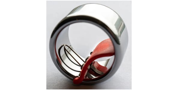 Black Mountain / Slide Ring - Small Silver