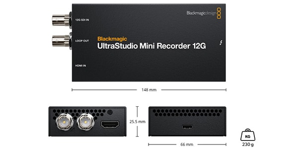 Blackmagic Design ( ブラックマジックデザイン )  / UltraStudio Mini Recorder 12G画像3