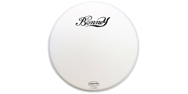 BONNEY DRUM JAPAN / White Coated Bass Drum Head 18" (FRONT)