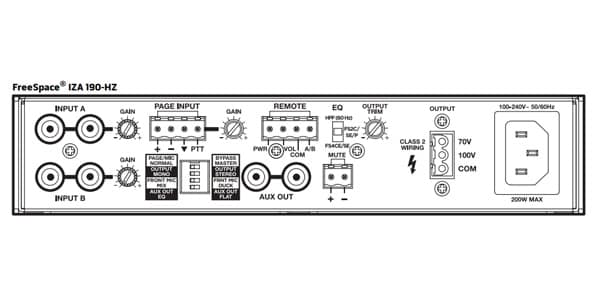 BOSE Freespace IZA190-HZ V2　パワーアンプ