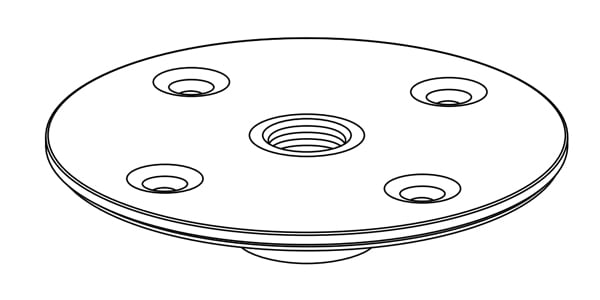 BOSE/SMS118 Speaker Pole Mount Adapter（M20ねじ式）