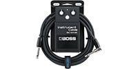 BOSS / BIC-10A-BK 10ft/3m Instrument Cable Black, Straight/Angled