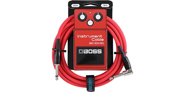 BOSS / BIC-10A-RD 10ft/3m Instrument Cable Red, Straight/Angled