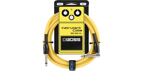 BOSS / BIC-10A-YL 10ft/3m Instrument Cable Yellow, Straight/Angled