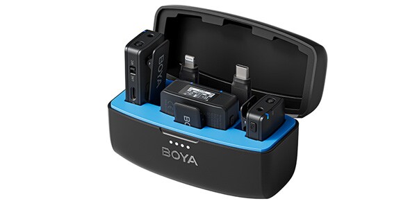 Amazon.co.jp: Boya BY-V2 2.4GHzワイヤレスピンマイク360°全