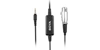 BOYA BY-BCA6 XLR to 3.5mm TRRS アダプターケーブル