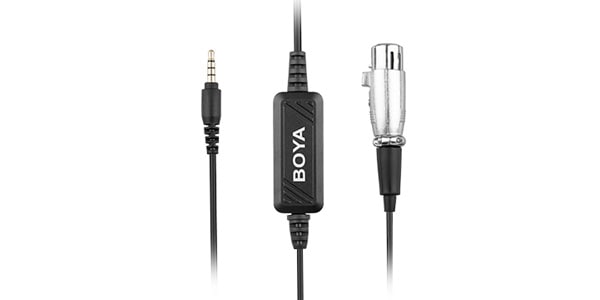 BOYA ( ボーヤ )  / BY-BCA6 XLR to 3.5mm TRRS アダプターケーブル