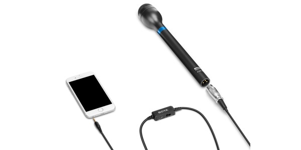 BOYA ( ボーヤ )  / BY-BCA6 XLR to 3.5mm TRRS アダプターケーブル画像6