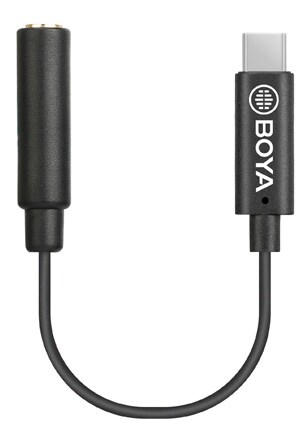 /BY-K4 3.5mm TRS to USB type-C オーディオアダプター