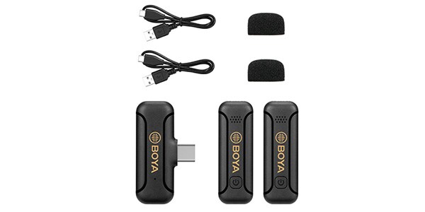 BOYA/BY-WM3T2-U2 スマホ用ワイヤレスマイク Type-C接続 動画撮影・動画配信におすすめ 送料無料 サウンドハウス