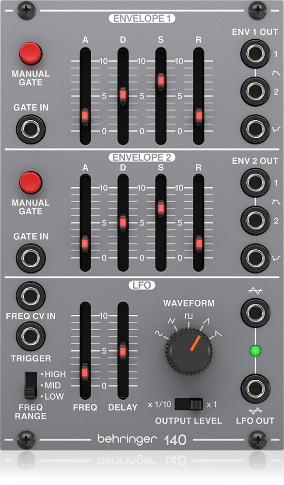 BEHRINGER/100 Series 140 DUAL ENVELOPE/LFO