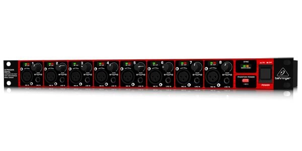 種類エフェクタープロセッサーbehringer ADA8200 ADコンバーター