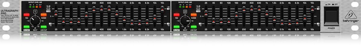 BEHRINGER/FBQ1502HD ULTRAGRAPH PRO 15バンド グラフィックイコライザー