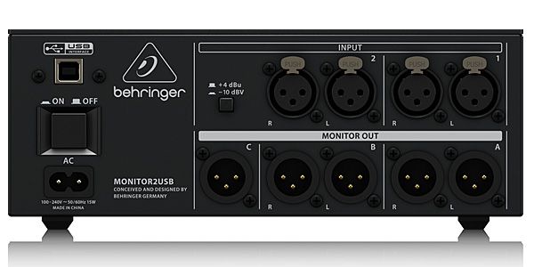 BEHRINGER ( ベリンガー ) MONITOR2USB モニターコントローラー 送料