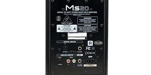 BEHRINGER ( ベリンガー ) MS20 パワード・スタジオモニター 送料無料