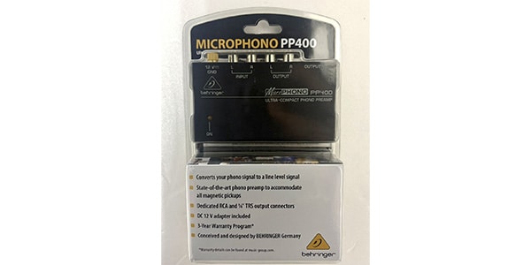 BEHRINGER ( ベリンガー )  / 【USED】PP400 MICROPHONO フォノプリアンプ画像10