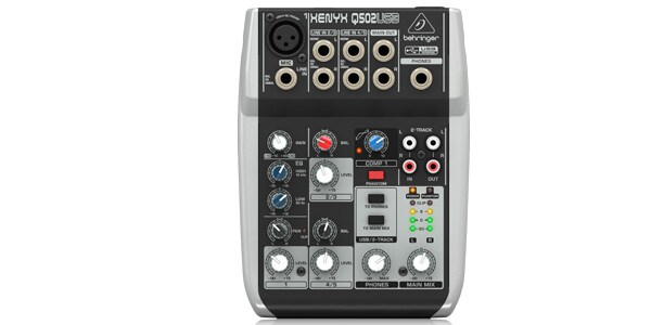 Behringer Xenyx Q502USB オーディオミキサー