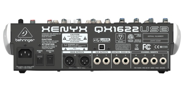 BEHRINGER ベリンガーXENYX QX1622USB アナログミキサー-