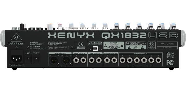 BEHRINGER/QX1832USB 14ch アナログミキサー USBオーディオ