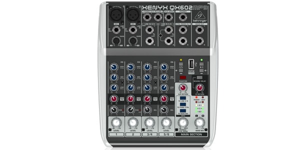 BEHRINGER ( ベリンガー ) XENYX QX602MP3 MP3プレーヤー搭載