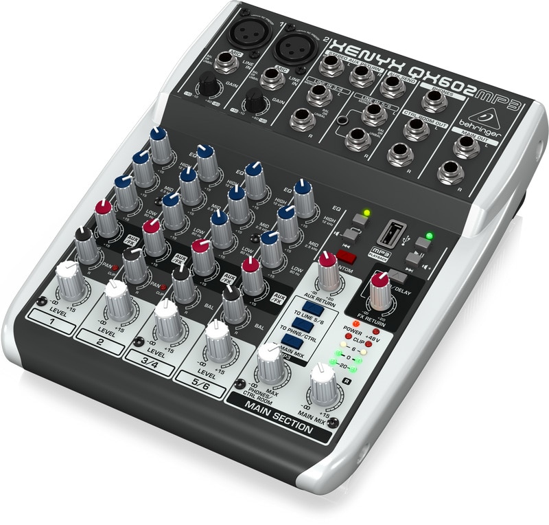 BEHRINGER/XENYX QX602MP3 MP3プレーヤー搭載アナログミキサー