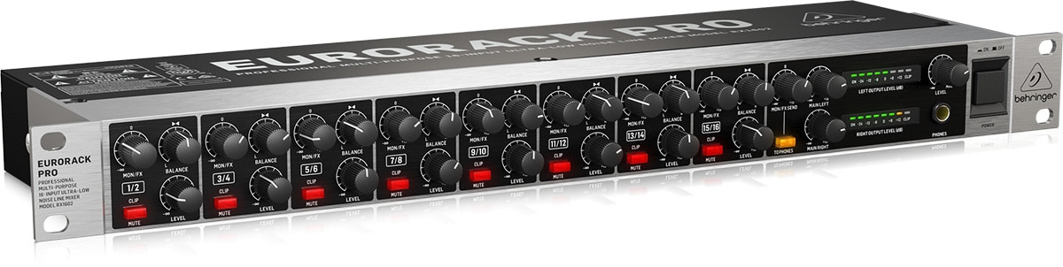 RX1602 EURORACK PRO ラインミキサー