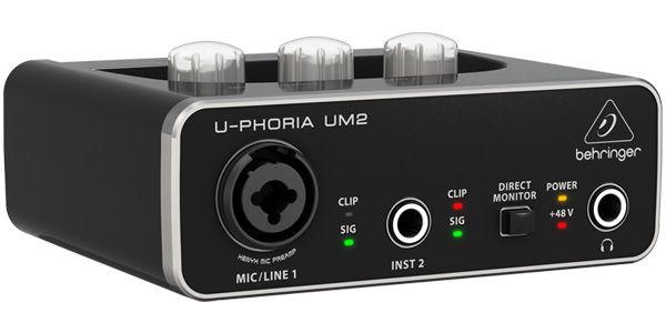 BEHRINGER ( ベリンガー ) UM2 USBオーディオインターフェイス 送料