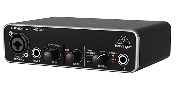 BEHRINGER (ベリンガー) UMC22 オーディオインターフェイス ¥5,250(税抜) (¥5,670 税込)
