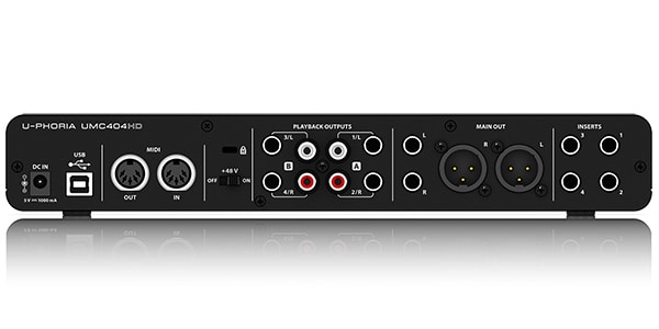 BEHRINGER UMC404HD オーディオインターフェイス