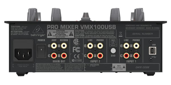 behringer PRO MIXER VMX100 w/BPM Counter