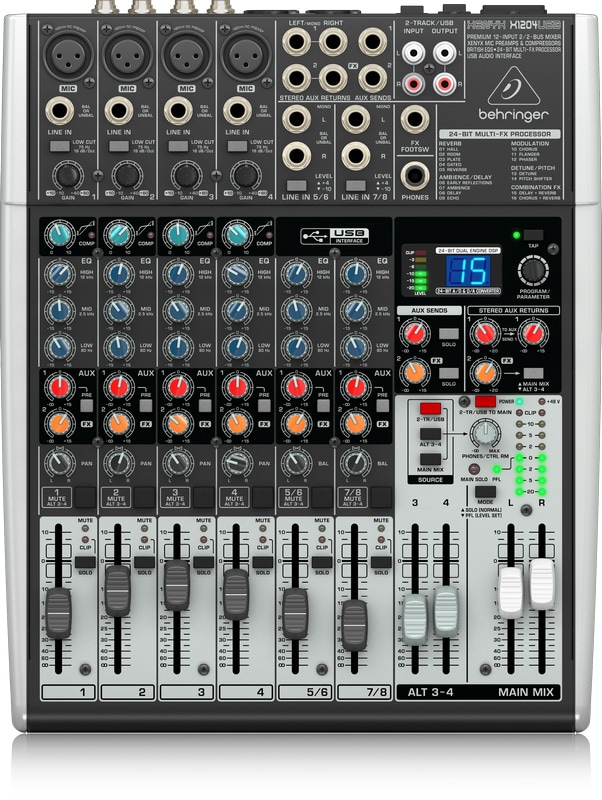 気質アップ】 BEHRINGER X1204USB 12chミキサー sushitai.com.mx