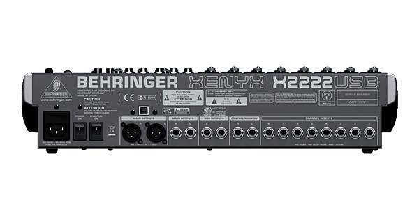 BEHRINGER ( ベリンガー ) / XENYX X2222USB 16ch アナログミキサー アウトレット品 画像3