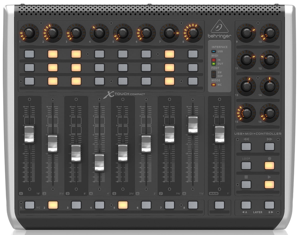 BEHRINGER/X-TOUCH COMPACT フィジカルコントローラー