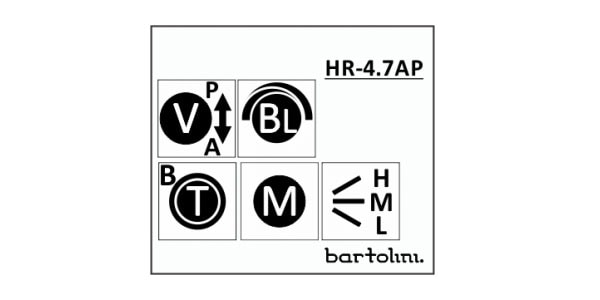 BARTOLINI/HR-4.7AP/918