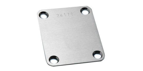 CALLAHAM/Stainless Steel Neck Plates Satin