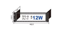 CANARE CSW-3UF-2/12-2-B　3Uコネクターパネル