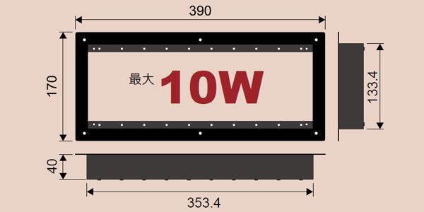 CANARE/CSW-TF-2/10B　コネクターパネル