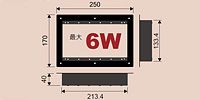 CANARE CSW-TF-2/6B　コネクターパネル