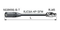 CANARE ETC6A-01-TN 移動用LANケーブル