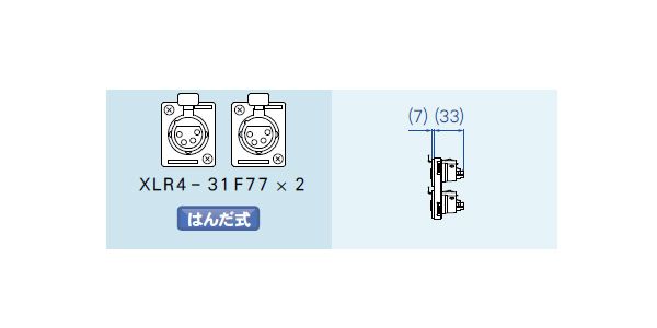 CANARE ( カナレ ) KP-4X1W-W 壁用AVコンセント 送料無料 CANARE ( カナレ ) KP-4X1W-W 壁用AVコンセント 送料無料