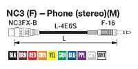 CANARE SPC03-B1-SA ORANGE