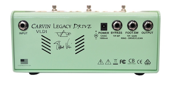CARVIN / VLD1 Legacy Drive Preamp Pedal Steve Vai画像6