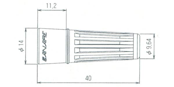 CANARE/CB05A/100/ORANGE