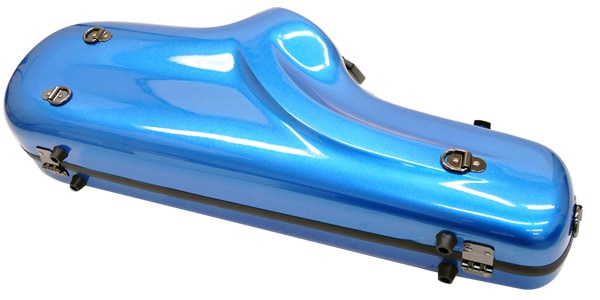 C.C.シャイニーケースII / Alto saxophone case normal light blue画像5