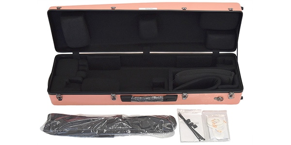 C.C.シャイニーケースII / Bass clarinet case salmon pink画像11