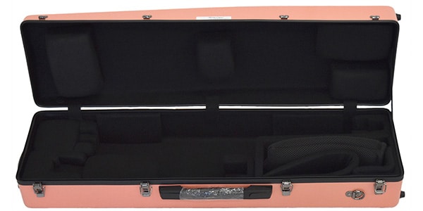 C.C.シャイニーケースII / Bass clarinet case salmon pink画像8